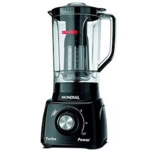 Liquidificador Mondial Turbo Power L-99 FB Preto 500W com 3 Velocidades