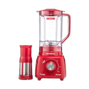 Liquidificador Mondial L99-FR Turbo Power Vermelho 500W com 3 Velocidades