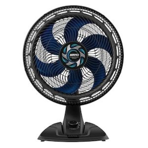 Ventilador de Mesa Arno Xtreme Force VB40 40cm com 3 Velocidades e 6 Pás  Preto