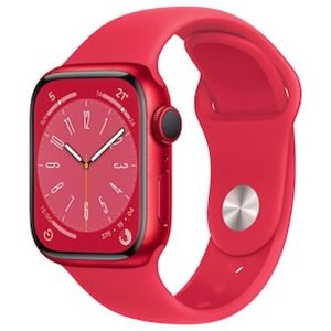Apple Watch Series 8 GPS + Cellular Caixa (PRODUCT)RED de Alumínio 41 mm Pulseira Esportiva (PRODUCT)RED
