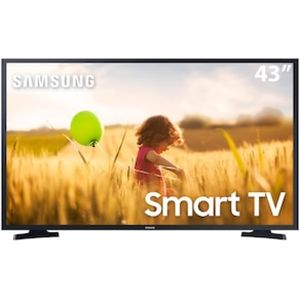 Smart TV LED 43" Full HD Samsung T5300 com HDR, Sistema Operacional Tizen, Wi-Fi, Espelhamento de Tela, Dolby Digital Plus, HDMI e USB