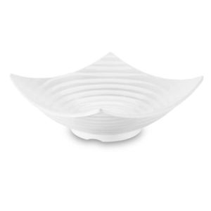 Saladeira Haus Concept em Melamina Circles 32 cm  Branca
