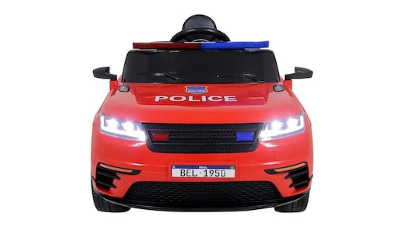 Carro Elétrico Bel Polícia Drift 12V com Controle Remoto 12V - Branco, Shopping