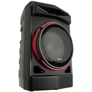 Caixa Acústica Philco PCX7100 com Flash Lights, Bluetooth, Rádio FM, Entrada USB e Bateria interna - 750W