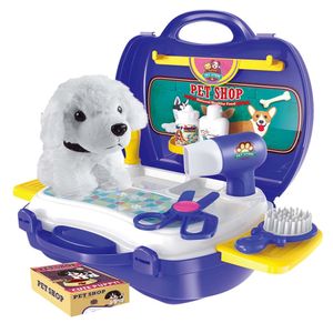 Maleta Workshop Jr Pet Shop com 16 Itens Roxo Multikids - BR772 BR772