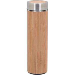 Garrafa Térmica 20X7X7 cm 500ml Inox Natural Parede Dupla Gaia