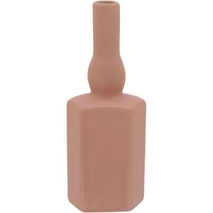 Vaso 22X8X8 cm Cerâmica Rose Galact