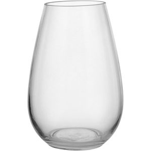 Vaso 23X16X16 cm Vidro Transparente Boris