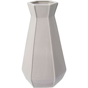 Vaso Cerâmica Cinza Villani 32X18X18Cm