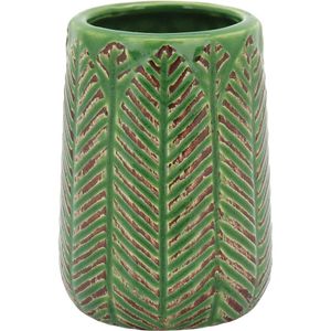 Vaso Cerâmica Verde Crispin 9X6X6Cm