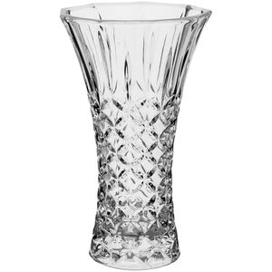 Vaso Vidro Transparente Loretta 24X14X14Cm