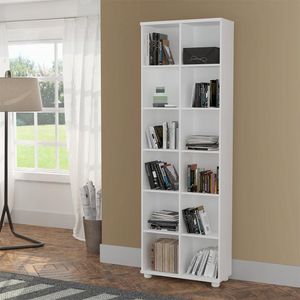 Estante Para Livros 12 Nichos 1289 Branco Foscarini