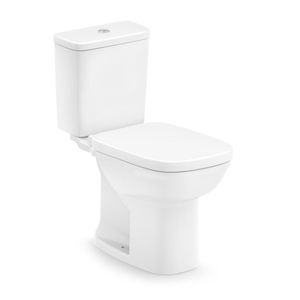 Kit Vaso Sanitário com Caixa Acoplada Square 3/6L Branco Roca