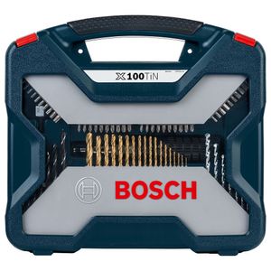 Kit para Fixar e Parafusar 100 Peças X-Line Bosch