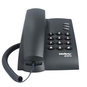 Telefone Com Fio Intelbras Pleno 4080051 Preto