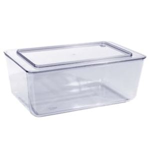 Organizador Retangular Coza Retro 20711/0009 - Transparente