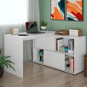 Mesa Artany Mingle com 2 Portas - Branco