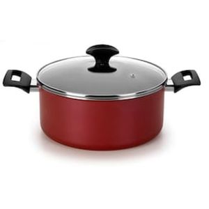 Caçarola Amora Multiflon com Antiaderente de Alumínio Vermelho Matte - 20cm