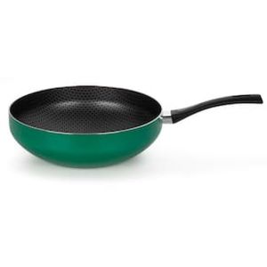 Frigideira Wok Multiflon Color com Revestimento Ultra 7 Verde - 28 cm