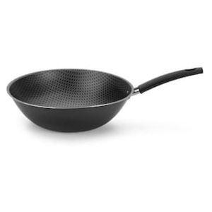 Frigideira Wok Multiflon Essencial Oriental com Revestimento Antiaderente Ultra 7 Preto - 28 cm