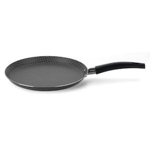 Crepeira e Panquequeira Multiflon Gourmet Antiaderente Ultra 7 Preta - 24 cm