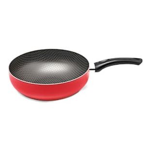 Frigideira Wok Multiflon Páprika com Revestimento Ultra 7 Vermelha - 24 cm