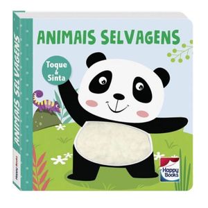 Livro Animais Fofuchos - Toque E Sinta Animais Selvagens