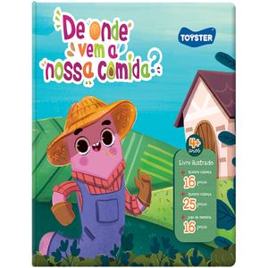 Livro Brinquedo  De onde vem a nossa comida?