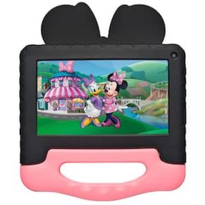 Tablet Infantil Multi Minnie NB414 Wi-Fi, Tela de 7, 64GB, 4GB de RAM*, Android 13 Go, Processador Quad- Core