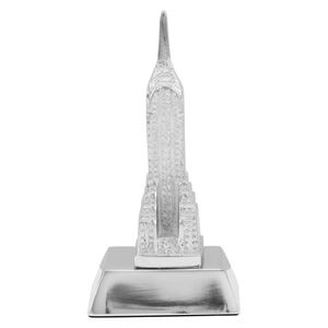 Empire State Alumínio Prata Home&Co Tourism 17X9X7Cm