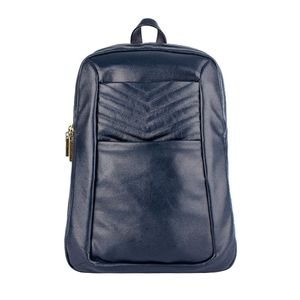 Mochila de couro grande liso slim Patricia
