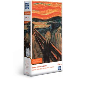 Edvard Munch  O Grito  Quebra-cabeça 500 peças nano