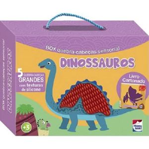 Livro+quebra-cabeças Sensoriais - Dinossauros