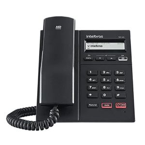 Telefone Com Fio Intelbras IP TIP 125I Com Identificador De Chamadas Preto