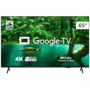 Smart TV 65" UHD 4K Philips 65PUG7408/78, Google TV, HDR10+, Dolby Vision, Dolby Atmos, Bluetooth 5.0 e Chromecast Integrado