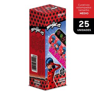 Curativo Estampado Lady Bug com 25 Un Miraculous Multi Saúde - HC359 HC359