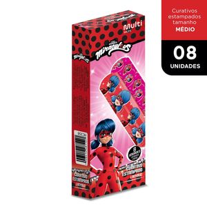 Curativo Estampado Lady Bug com 8 Un Miraculous - HC358 HC358