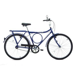 Bicicleta Houston Super Forte VB Freios V-Brake Azul Aro 26