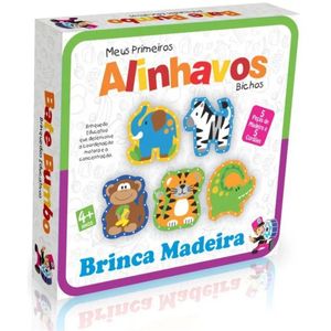 Meus Primeiros Alinhavos Bichos - Bate Bumbo Brinquedos