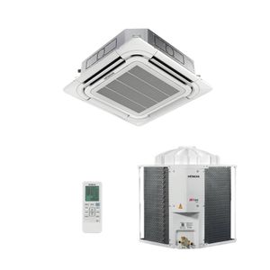 Ar Condicionado Split Cassete 4 Vias Hitachi Air Core 500 36000 BTUs Frio SCI36I3F - 220V