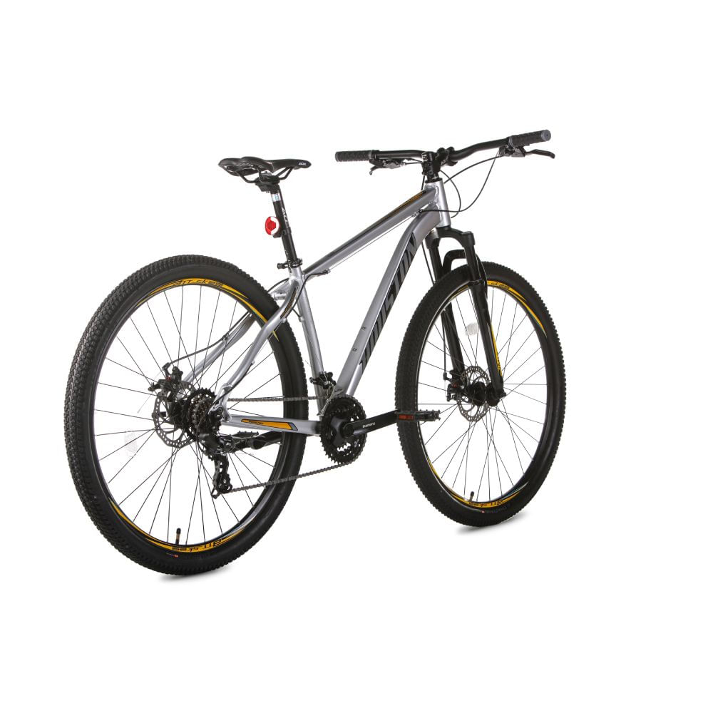 Bicicleta Houston Kamp Prata Cambio Shimano Aro 29 21v Shopping do