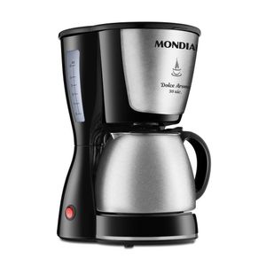 Cafeteira Mondial Dolce Arome 800W Preto/Inox 127V