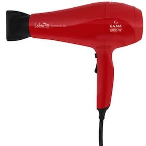 Secador de Cabelos GA.MA Italy Lichia Ceramic Íon Motor AC Profissional 2100W - Vermelho