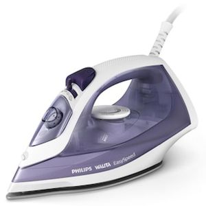 Ferro de Passar a Vapor Philips Walita EasySpeed GC1752 com Spray e Base de Cerâmica  Roxo/Branco