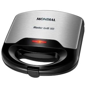 Sanduicheira Mondial Master Grill S-20 - Preto/Inox