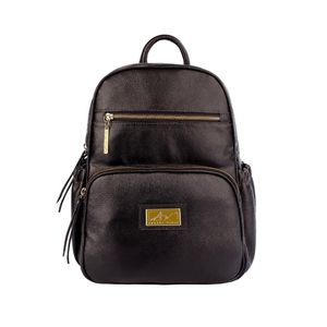 Mochila pequena de couro liso Zoey