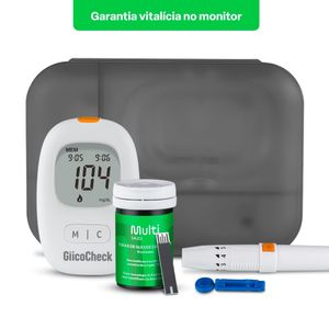 Monitor De Glicemia Glicocheck Care Plus Multi Saúde - HC487 HC487