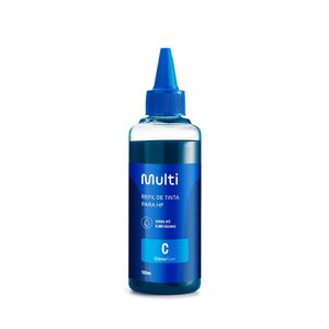 Refil De Tinta Para Impressoras Hp 100ml Cor Ciano Multilaser - RF002 RF002