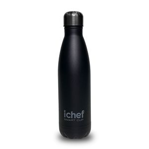 Garrafa Térmica Polishop Ichef Portátil Smart Cup 500 ml | Preto