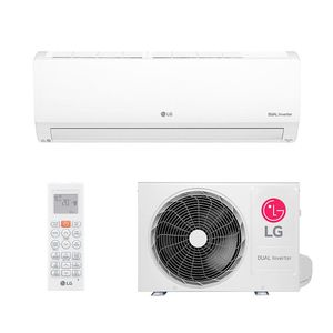 Ar Condicionado Split Inverter LG Hi Wall DUAL Voice +IA 9000 BTUs Quente Frio S3NW09AA31C - 220V